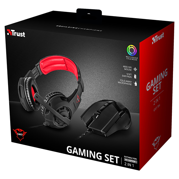 Trust Combo Gaming GXT 784 Headset & Mouse