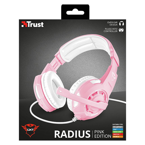 Trust Headset GXT 310P Radius Pink