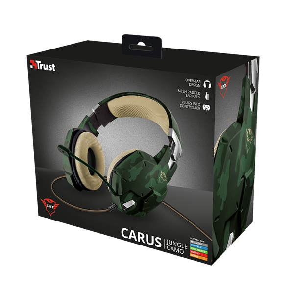 Trust Headset Gaming GXT 322C  Camuflaje Verde