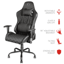 Trust Silla Gaming GXT707 Resto Black, Max. 330Lbs