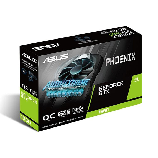 Tarjeta de Video ASUS GTX 1660 Super Phoenix 6GB PH-GTX1660S-O6G