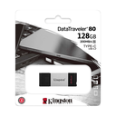 Memoria USB Kinston 128GB DataTraveler 80 USB Type C, 3.2 Gen1