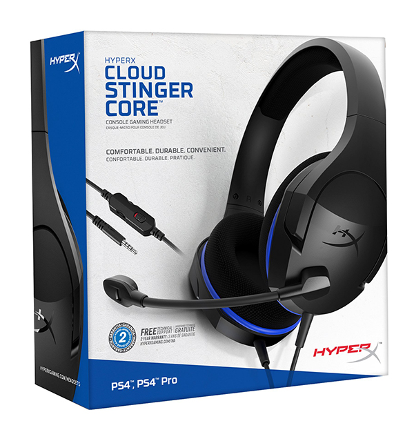 Headset Gaming HyperX Cloud Stinger CORE PS4™, PS4 Pro™, Xbox ONE, NS Jack 3.5mm