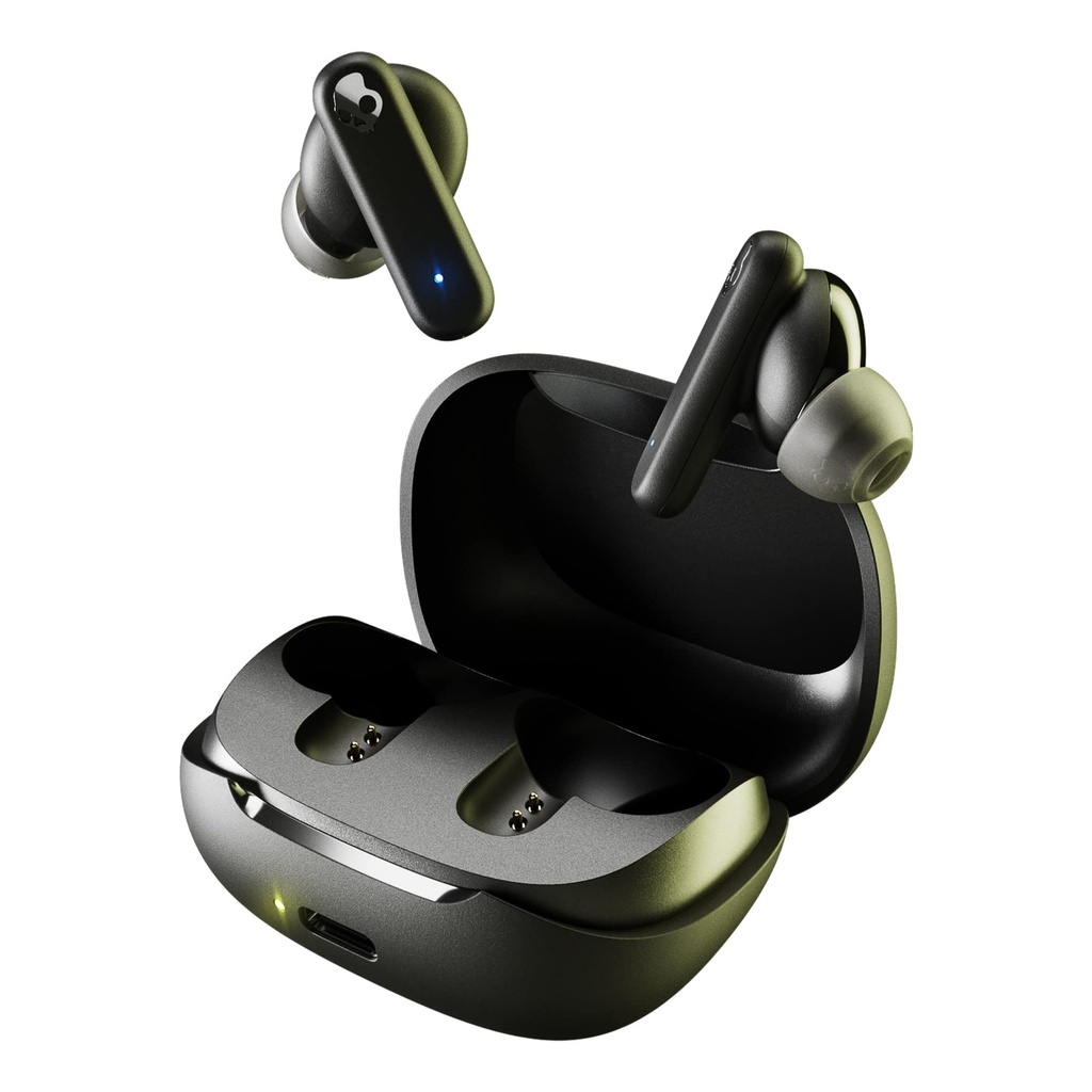 Audifonos Skullcandy SMOKIN BUDS Negro, True Wireless Bluetooth 5.2, 20Hrs  IPX4 sudor y agua - S2TAW-R740