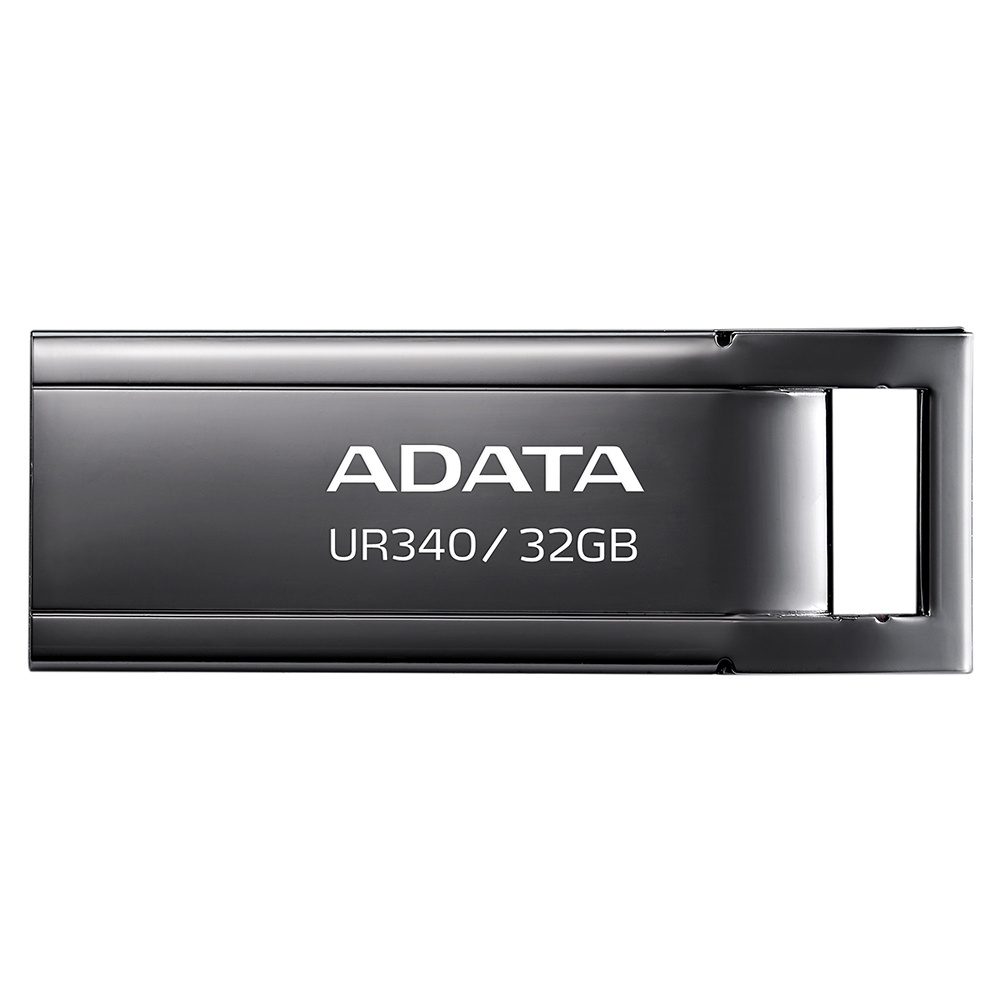 Memoria USB Adata UR340  32GB, USB 3.2, Lectura 100 MB/s, Negro AROY-UR340-32GBK