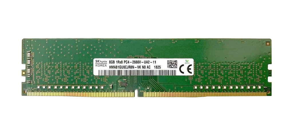 Memoria Ram Hynix 8GB DDR4 2666Mhz OEM - OUTLET - HMA81GU6CJR8N