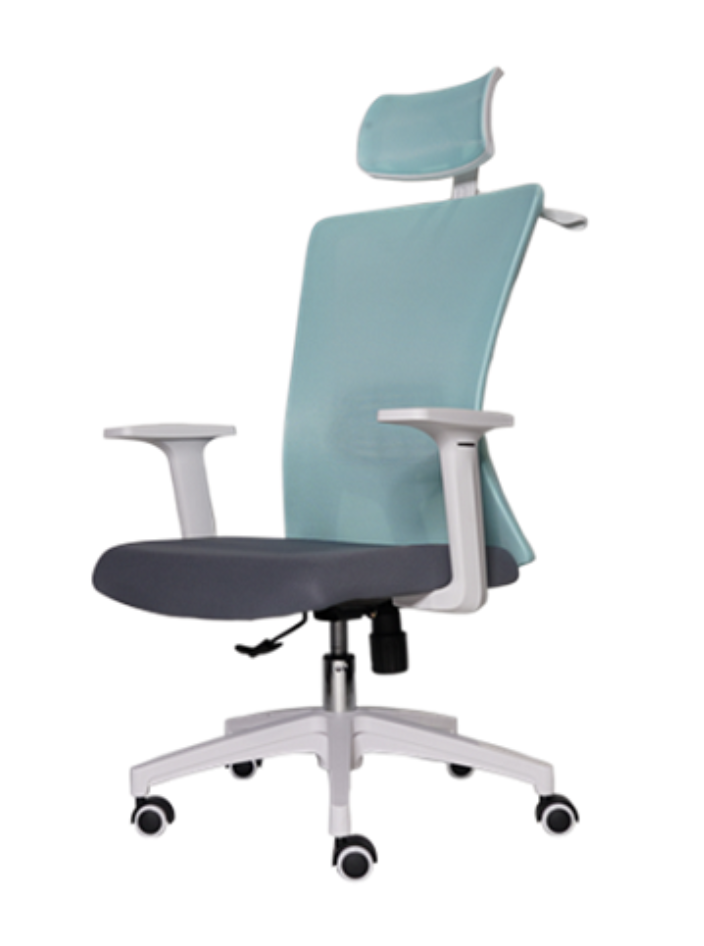 SILLA DE OFICINA ERGONOMICA FANTECH OC-A258 WH/MENTA