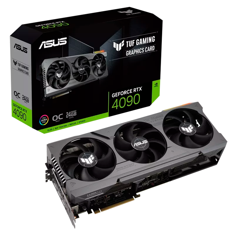 TARJETA DE VIDEO ASUS TUF GeForce RTX 4090 OC 24GB GDDR6X TUF-RTX4090-O24G-GAMING