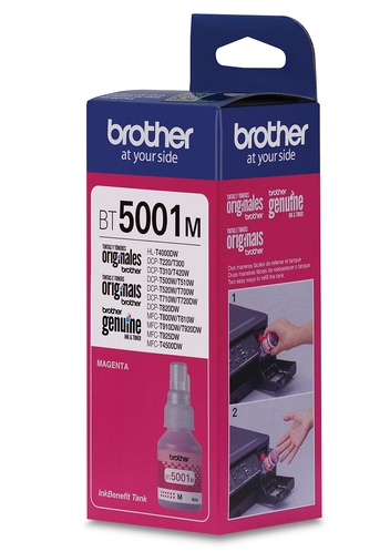 BOTELLA DE TINTA BROTHER BT5001M MAGENTA