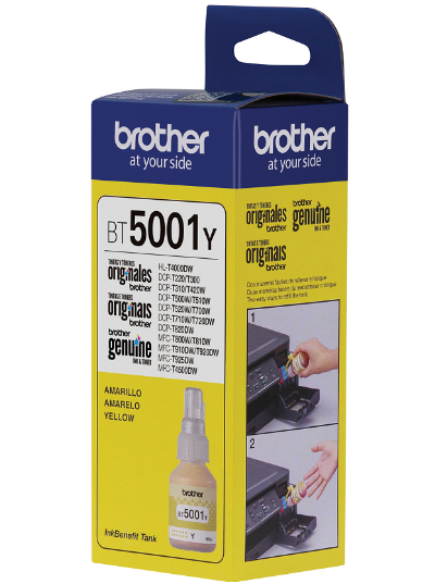 BOTELLA DE TINTA BROTHER BT5001Y YELLOW