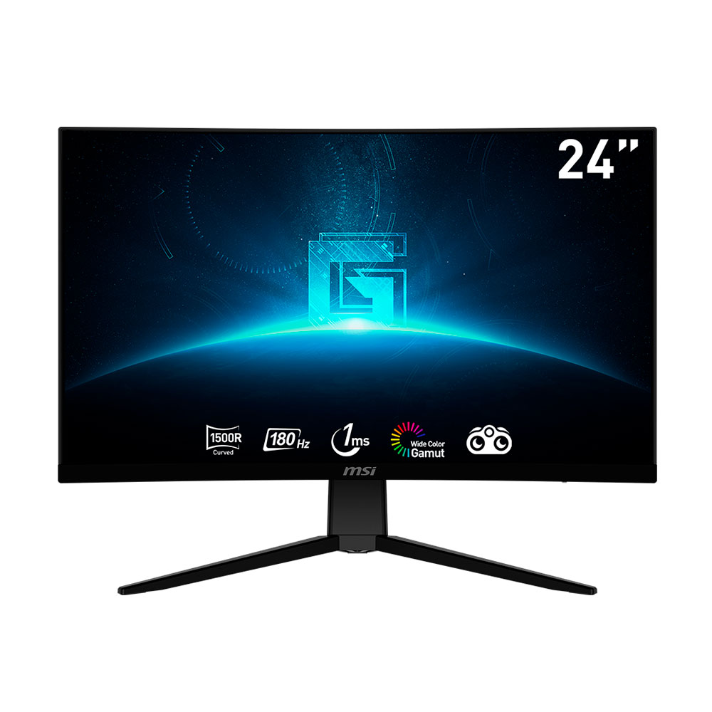 Monitor Gaming G2422C MSI 24&quot;, Panel VA 180Hz 1920x1080, 1ms  FHD, 1500R, x2 HDMI, x1 DP, x1, Anti glare