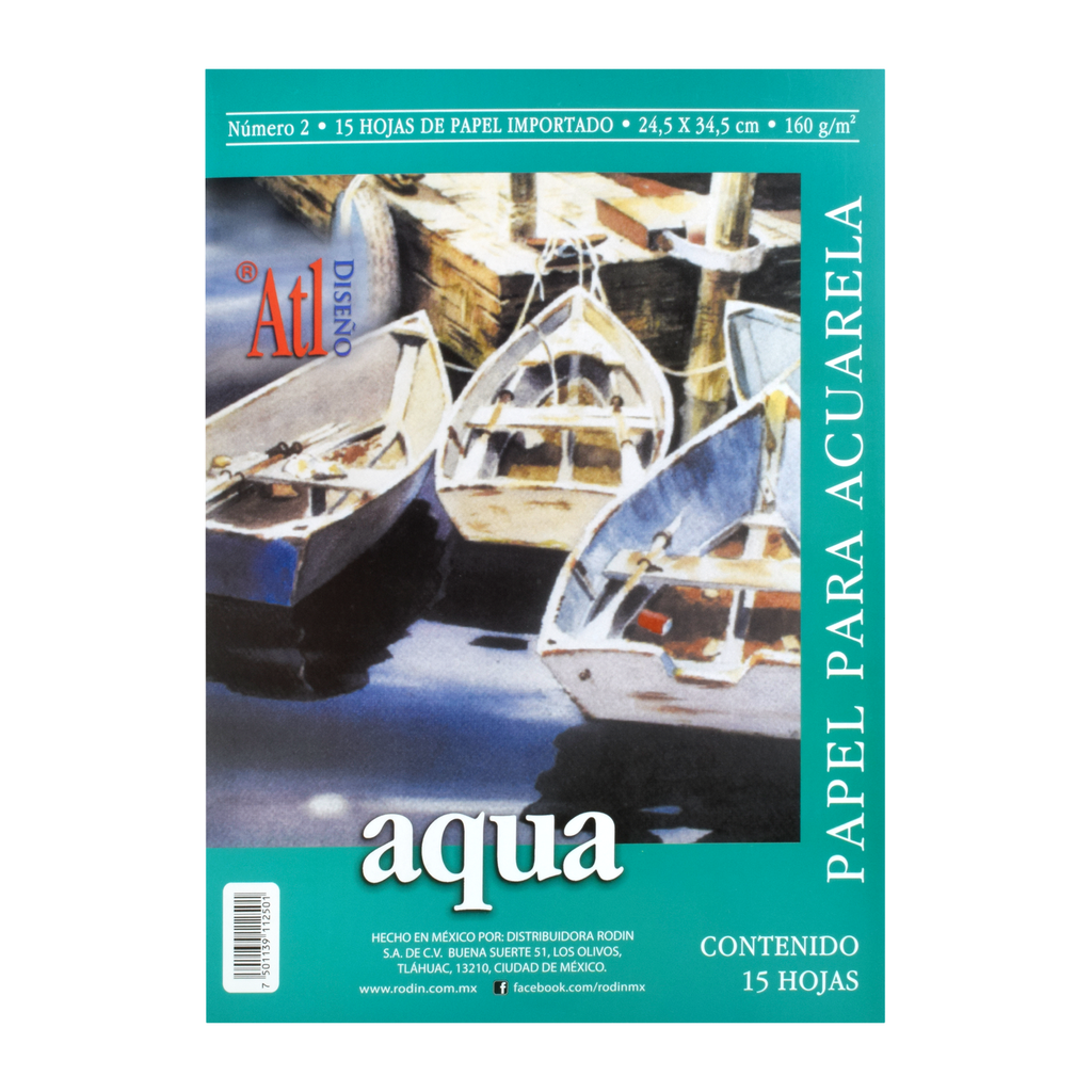 Block de papel Aqua 2 Para Técnica Acuarela 806 ATL 160gr