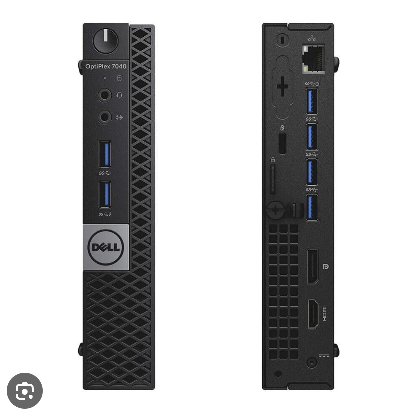 Mini Pc Dell Inc.	Optiplex 7040  Intel(R) Core(TM) i7/3.40GHz	6th Gen /8GB / 500GB HDD