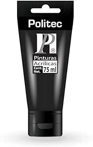 Pintura Acrílica Politec L-3000 Tubo Plast 75 Ml No 3004 Sombra Café