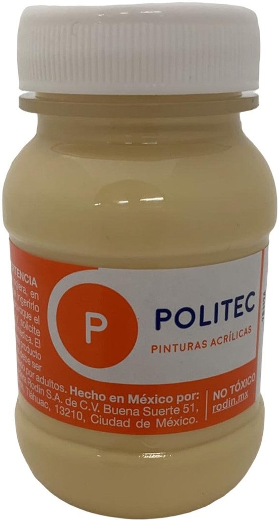 Bote Pintura Acrilaca L-3000 Crema 100ml #320 - Politec