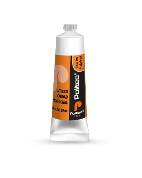 Pintura Acrilica Profesional L-900 Amarillo M 60 Ml No 906 - Politec