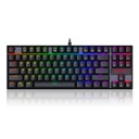 TECLADO MECANICO REDRAGON GAMING KUMARA USB NEGRO RGB TKL, SWITCH RED K552RGB-1