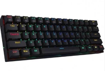 Teclado Mecanico Redragon Gaming Dragonborn Negro RGB, Switch Azul, Conexión USB, K630RGB