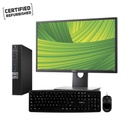 KIT Mini PC Dell Intel i5, 8GB Ram, SSD 256GB M.2, Win10 - D10U - RF  + Monitor 24&quot; RF + Teclado y Mouse