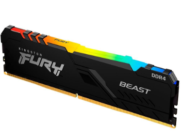 Memoria RAM Kingston FURY RGB 16GB 3200MT/s DDR4 CL16 DIMM Beast, KF432C16BB2A/16