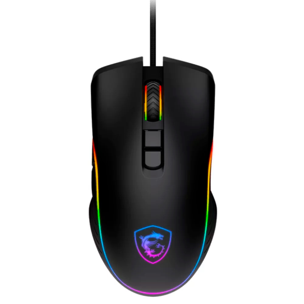 Mouse Gamer MSI, 7200 DPI, 5 Modos RGB, USB, GM300