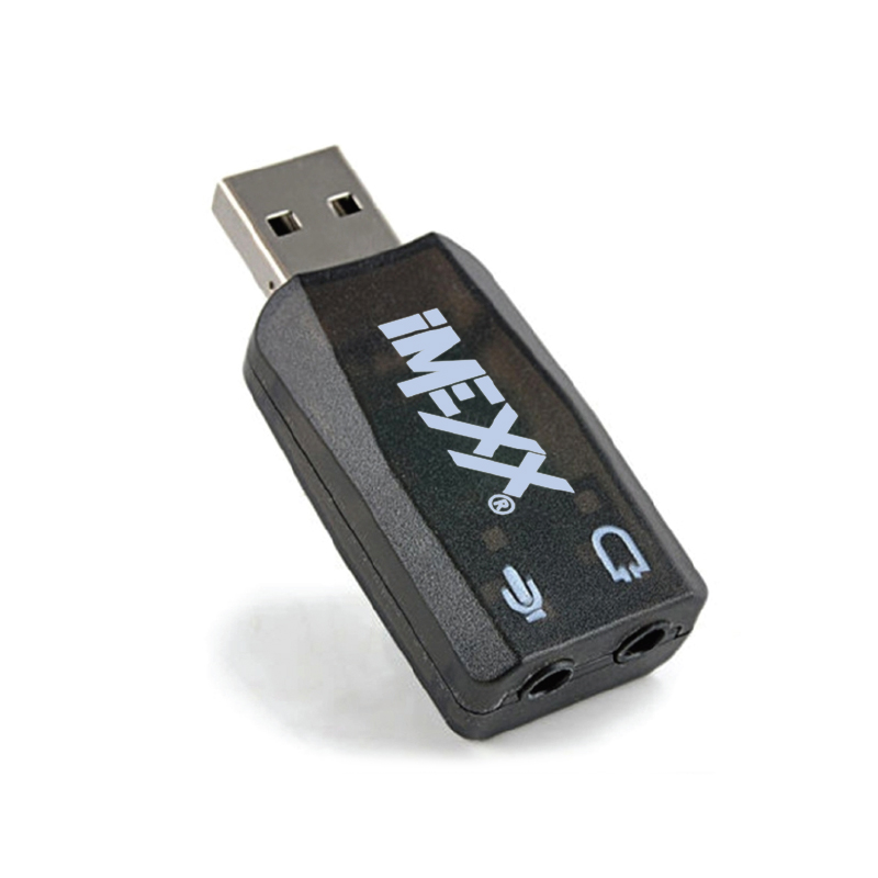 Tarjeta de Sonido USB Imexx 5.1 Canales IME-40792 USB