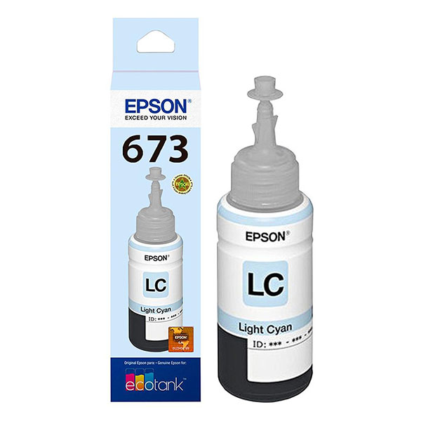 Refil de Tinta T673 - 520 Color  Light Cian - Epson L800