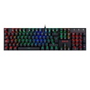 Teclado Mecanico Redragon MITRA Black, Switch Blue, K551RGB-1