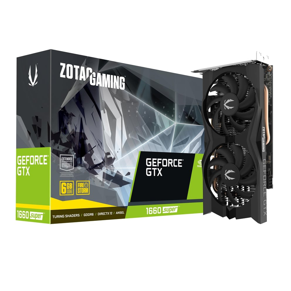 Tarjeta de Video Zotac GTX 1660 Super 6GB GDDR6 192Bit ZT-T16620J-10M