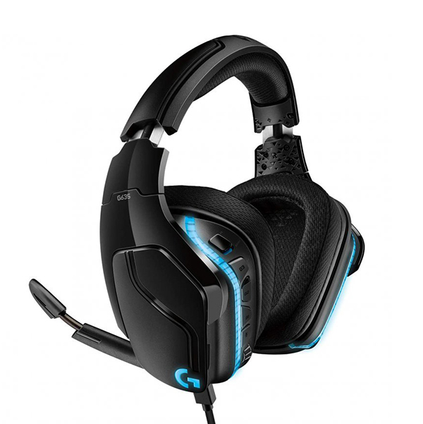 Headset Gaming Logitech G635 7.1 Surround Sound LIGHTSYNC