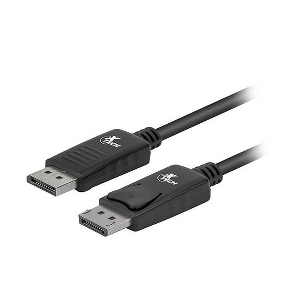 CABLE XTECH, CONECTOR DISPLAYPORT MACHO A DISPLAYPORT MACHO, LONG 1.80 M, CABLE CALIBRE 32 AWG, XTC-354