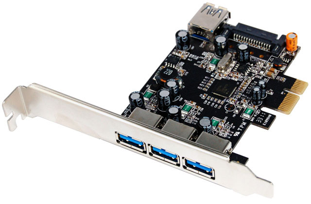 Tarjeta PCI Express USB 3.0 - 4 PUERTOS , Sin Empaque