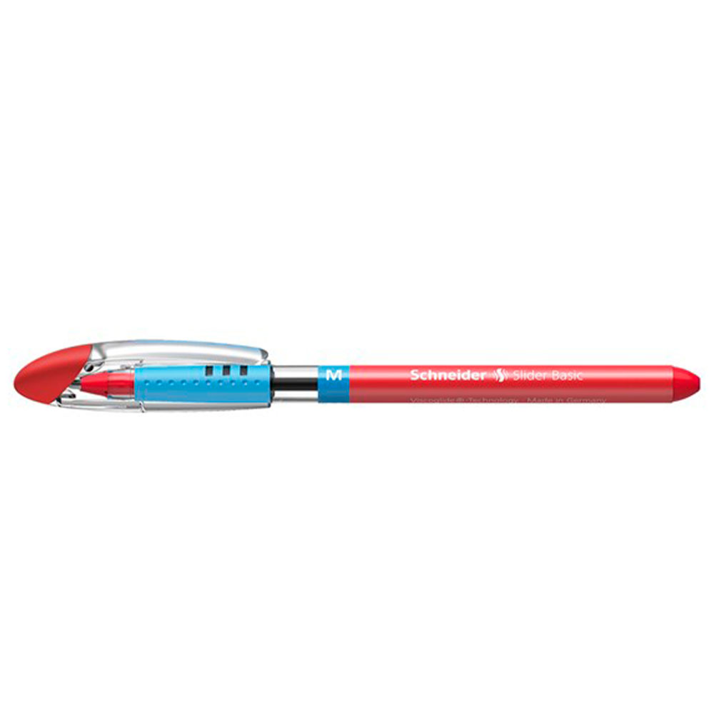 Bolígrafo Ballpoint Slider Basic Fino Rojo Schneider