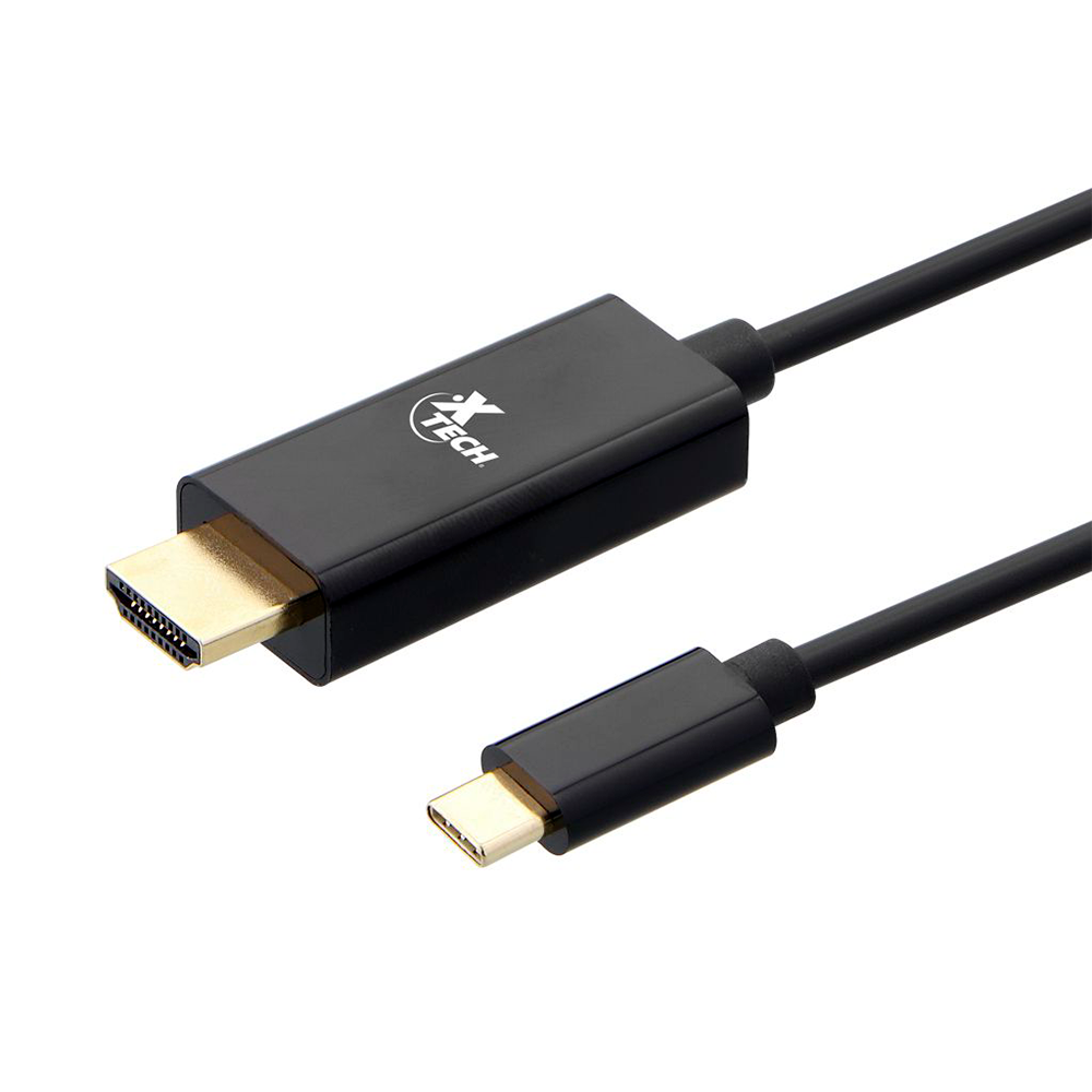 Cable convertidor XTECH USB-C a HDMI 1.8m, 5Gbps, 4K - XTC-545