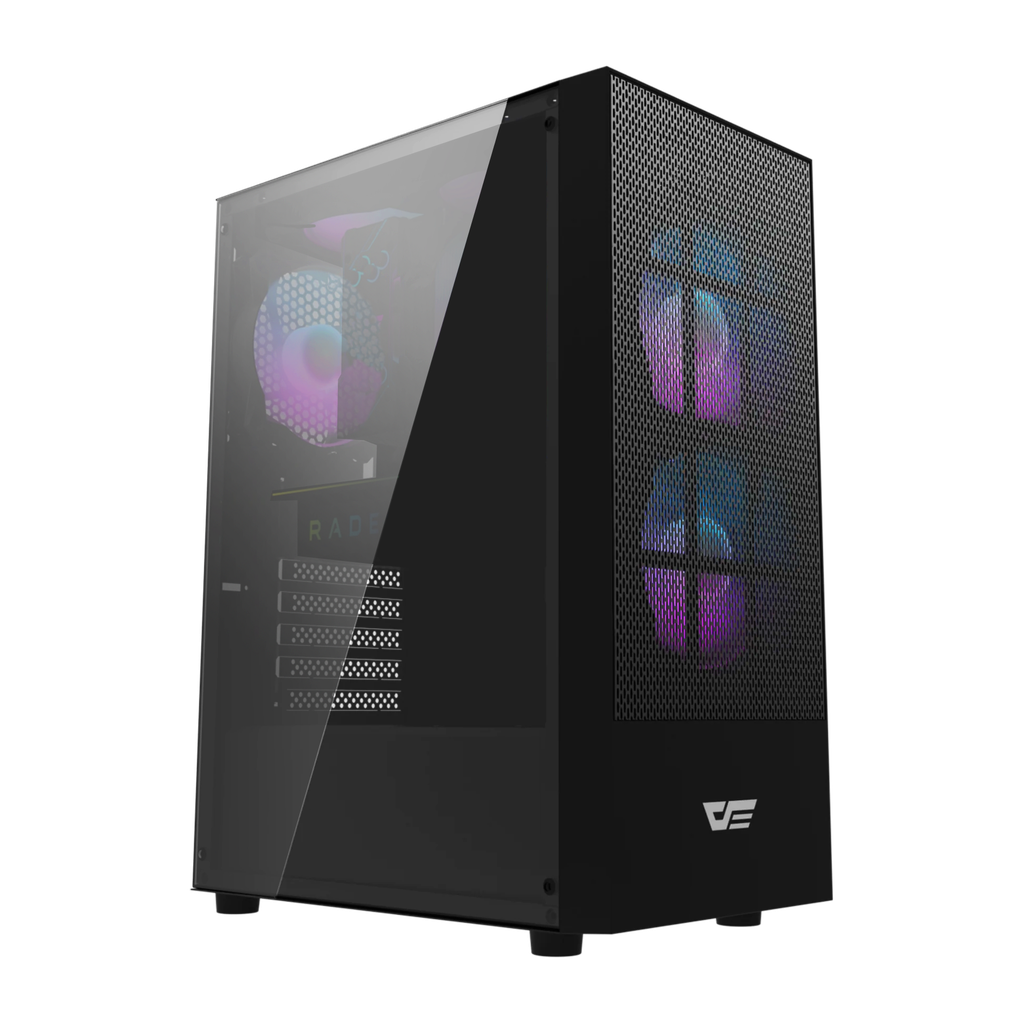 Case DARKFLASH A290 ATX 3 Fans RGB - Negro