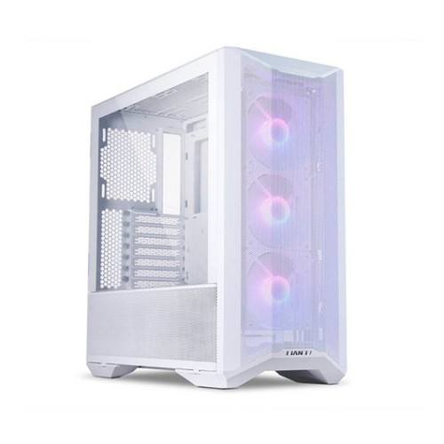 Case Lian Li Lancool II Mesh  C RGB, ATX, Modular, Dual Tempred Glass, Snow White - 