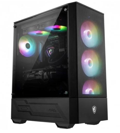 Case MSI MAG Forge 112R, Panel Vidrio Templado, Ventiladores ARGB