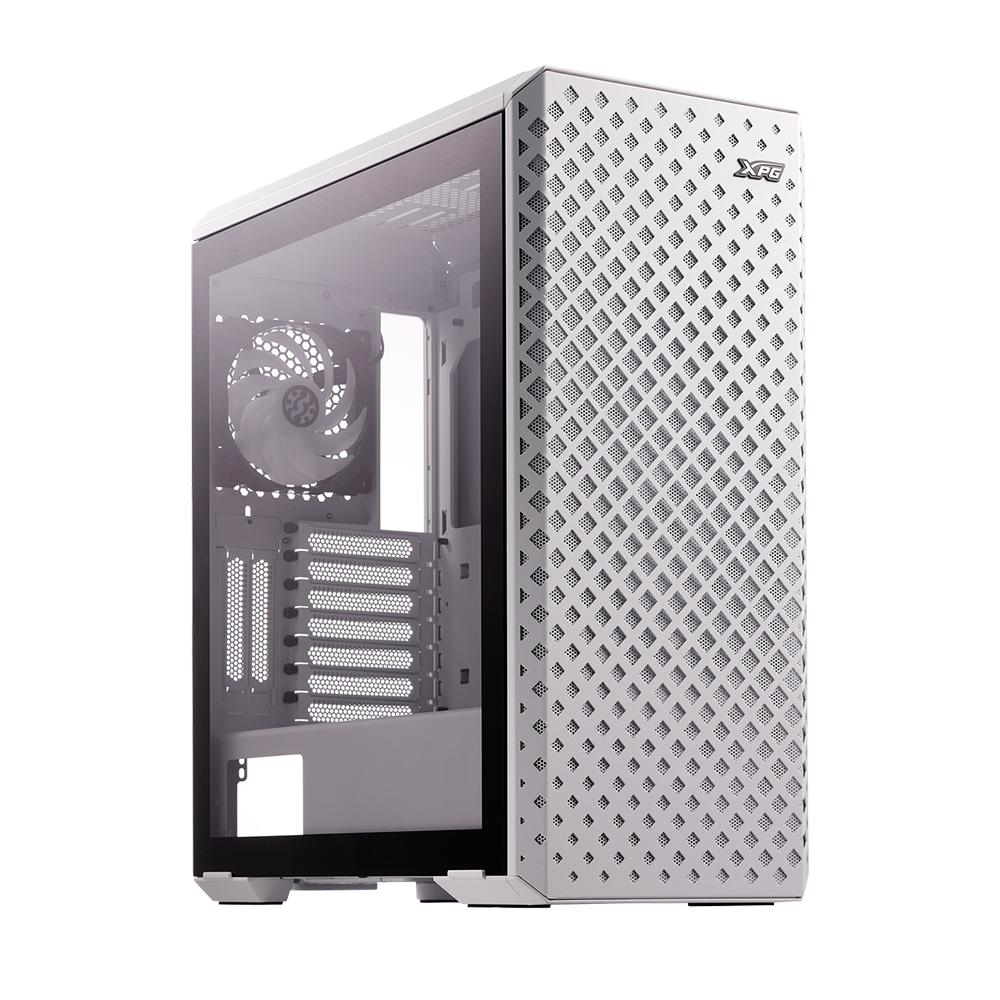 Case XPG Defender Pro Mid-Tower ATX MESH RGB vidrio White PRO-WHCWW