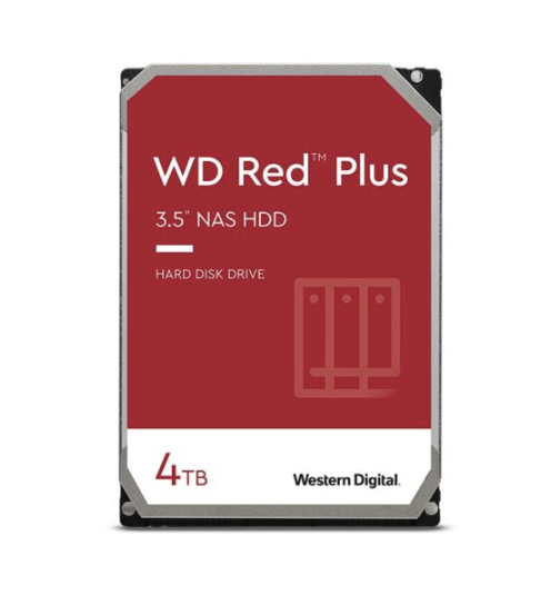 Disco duro para NAS WD Red Plus 4TB, 3.5" SATA 6Gb/s 5400rpm búfer: 256 MBWD40EFPX