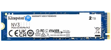 Disco SSD NV3 Kingston 2000Gb, 2TB M.2 2280 PCIe 4.0 NVMe, SNV3S/2000G