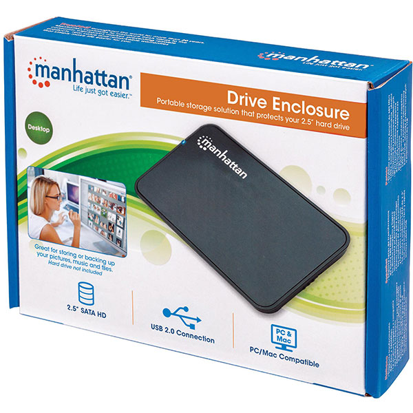 Enclosure Manhattan USB 2.0, Sata 2.5