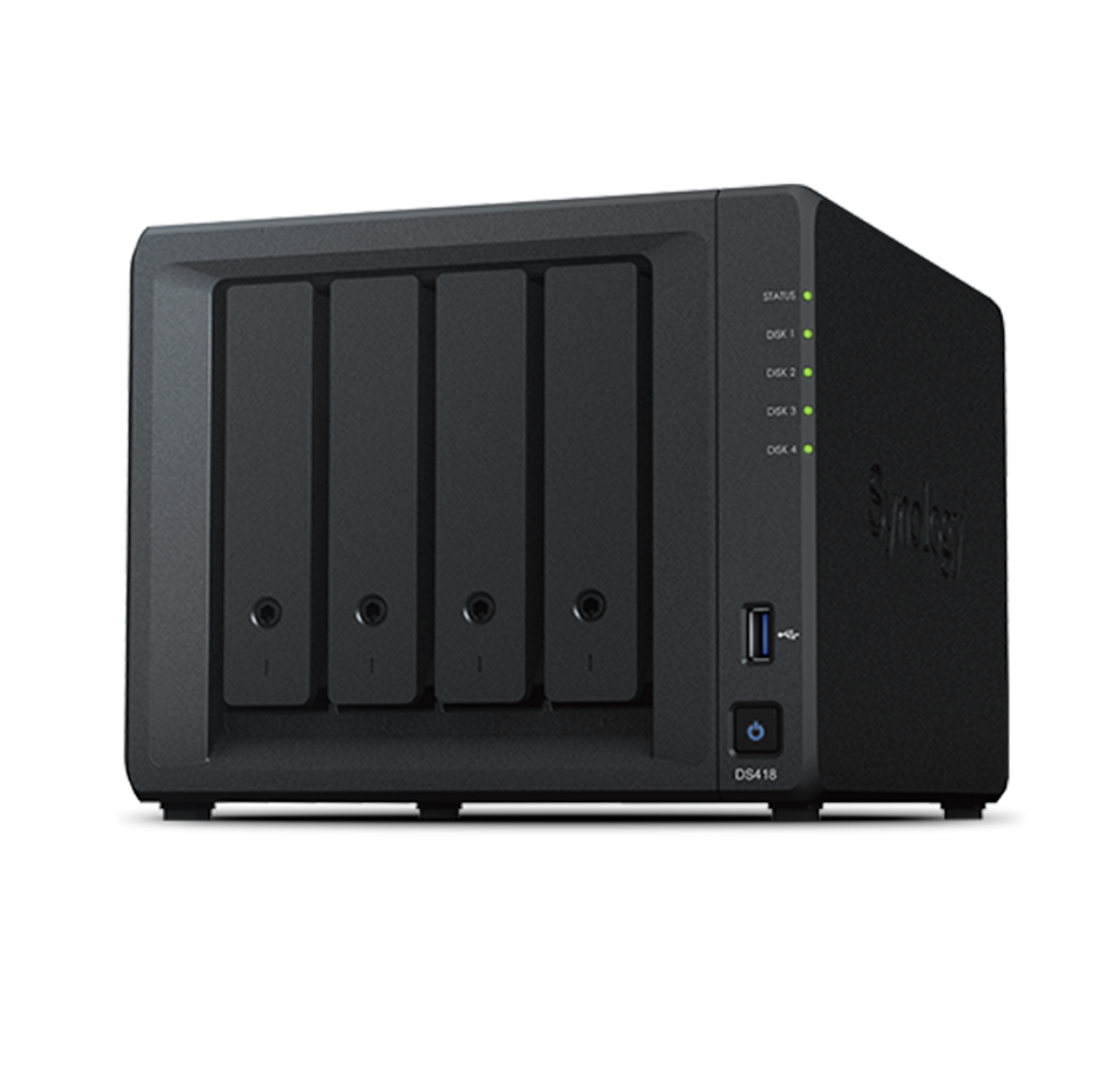 Enclosure NAS Synology DiskStation DS418 - 4 Slots HDD/SSD