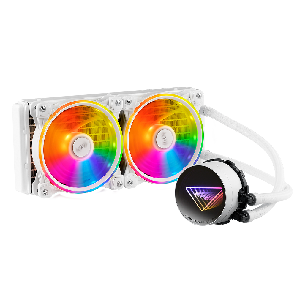 Enfriamiento Liquido XPG Levante X 240 All-in-One ARGB CPU Liquid Cooler - 2000 RPM LEVANTEX240-WHCWW