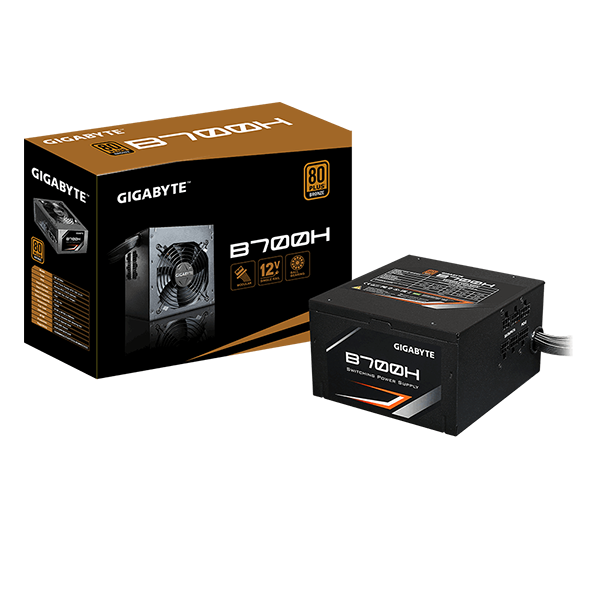 Fuente de poder Gigabyte B700H 700W 80 + Bronze