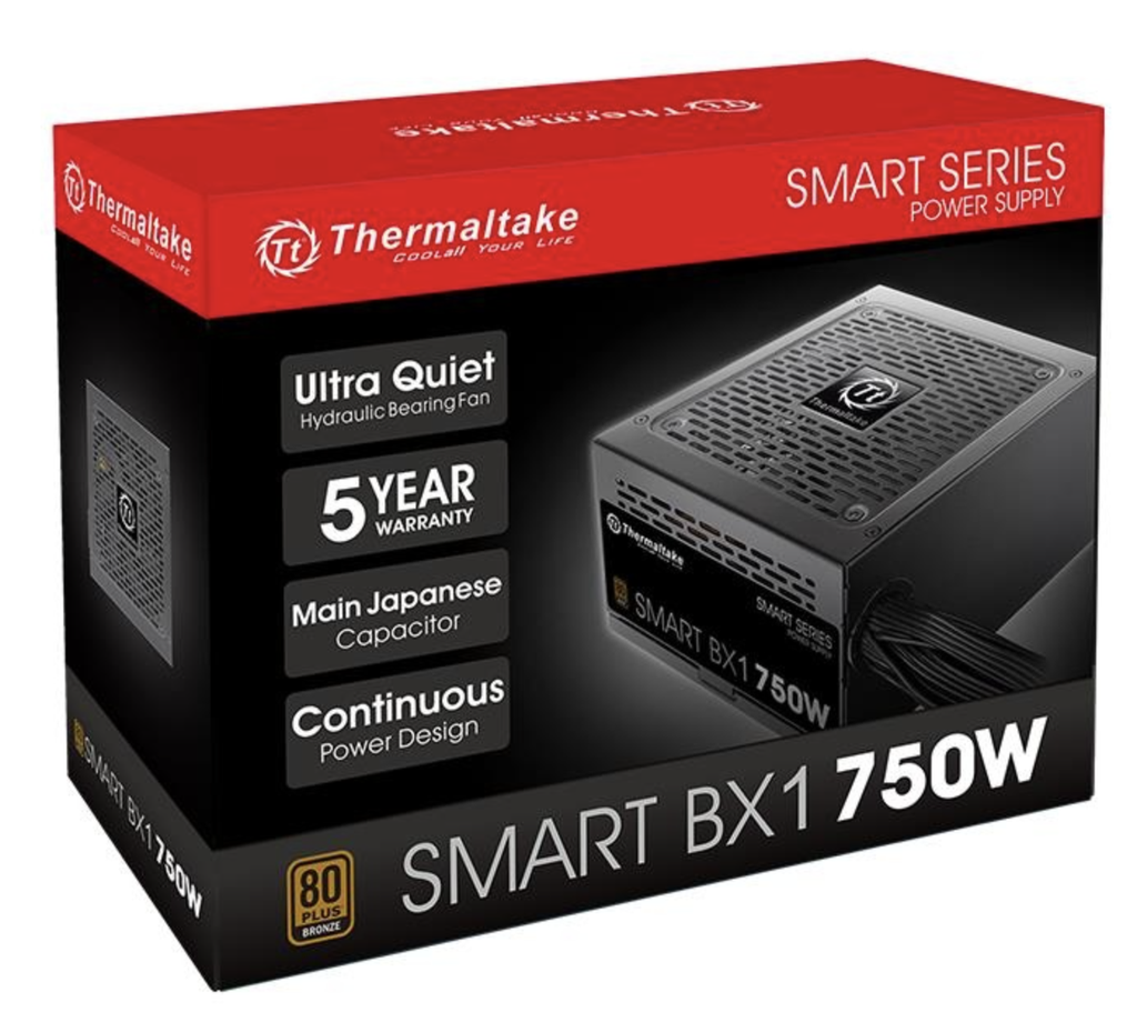 Fuente de poder Thermaltake SMART 750W 80 + Bronce ATX | OPEN BOX CC