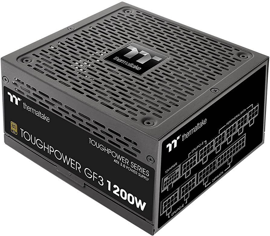 Fuente de Poder Thermaltake Toughpower GF3 1200W 80 Plus Gold Fully modular - PS-TPD-1200FNFAGU-4