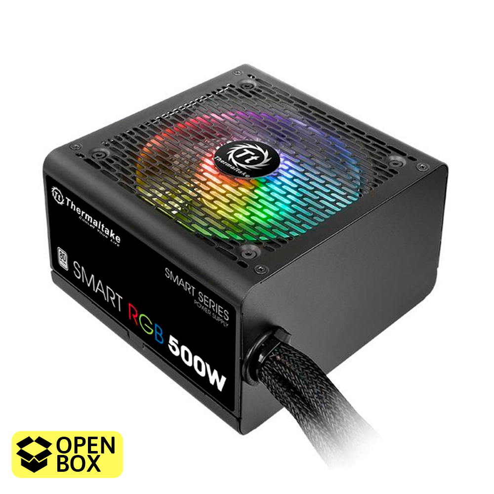 FUENTE THERMALTAKE SMART RGB 500W 80+ WHITE ESTANDAR OPEN BOX