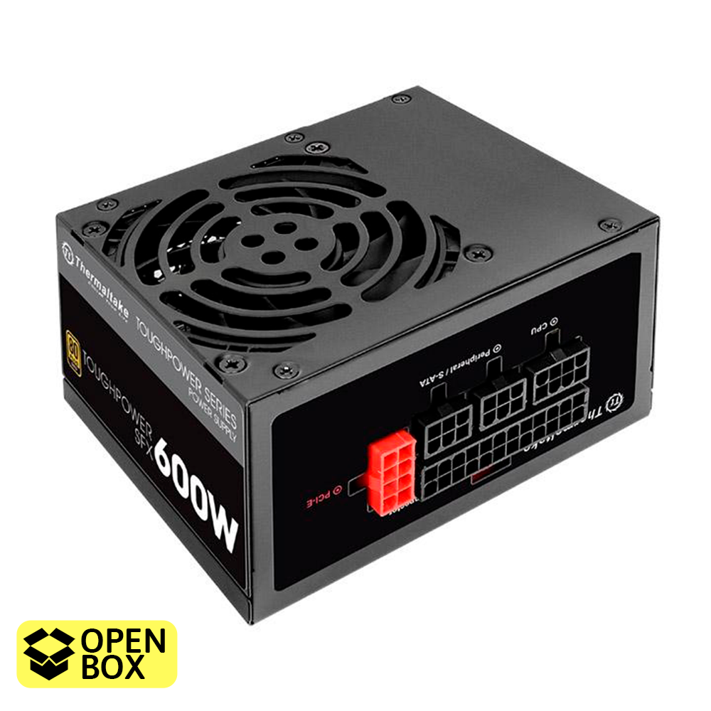 FUENTE THERMALTAKE TOUGHPOWER SFX 600W ORO FULL MODULAR (No compatible case ATX) OPEN BOX