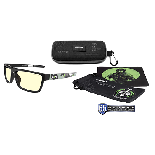 Gafas Gunnar Call Of Duty™ Taltical MW2 Edition , Blue-Light Block, Tinte Transparente - TAC-MW201
