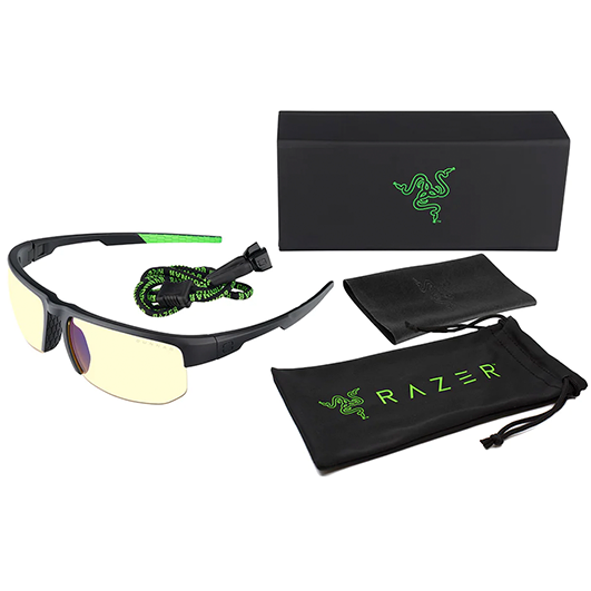 Gafas Gunnar Torpedo X Razer™ Edition, Blue-Light Block, Onyx Frame, Tinte Transparente - RZR-30008